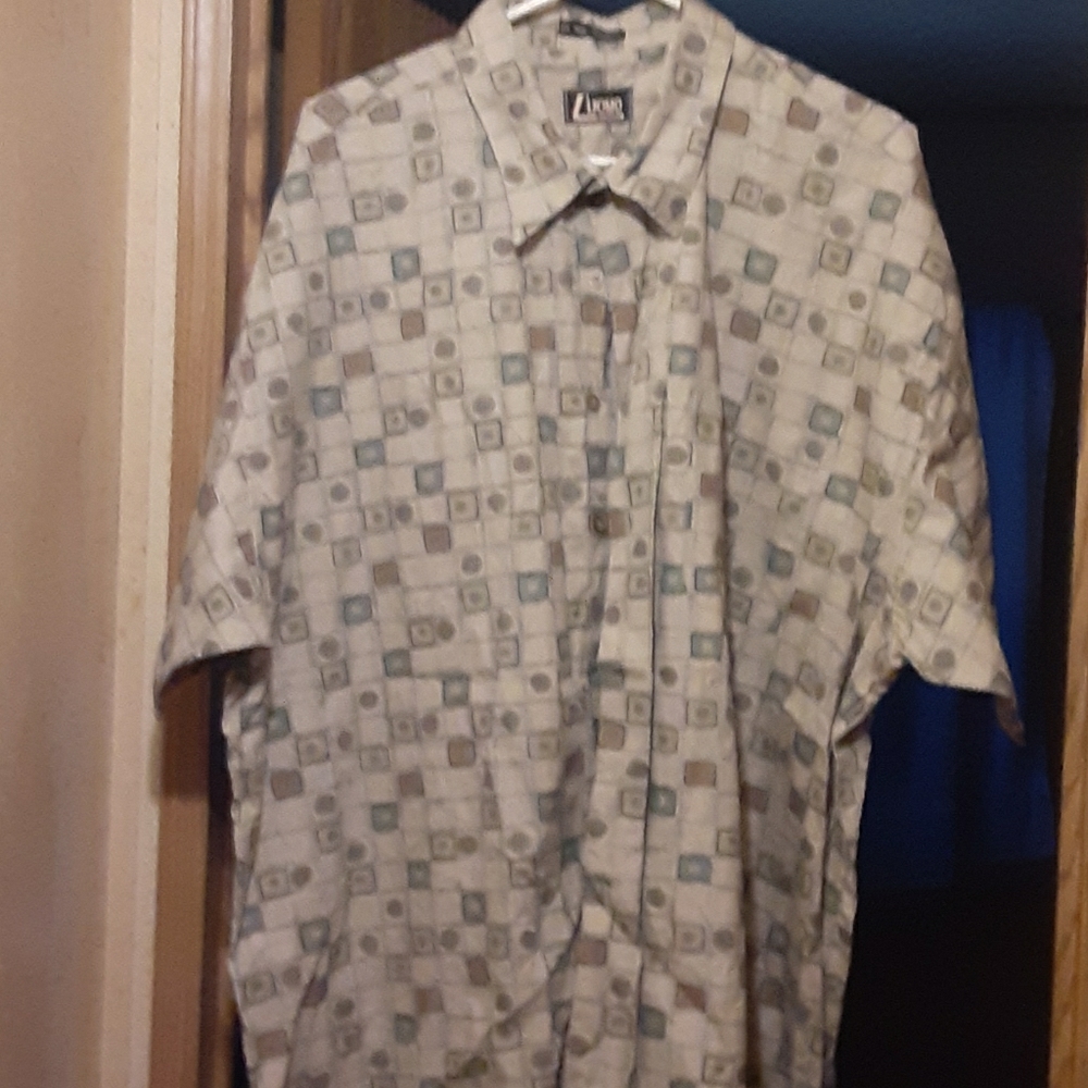 Big button down shirt